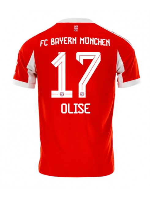 Bayern Munich Michael Olise #17 Replika Hemmakläder 2025-26 Kortärmad Bayern Munich Michael Olise #17 Replika Hemmakläder 2025-26 Kortärmad